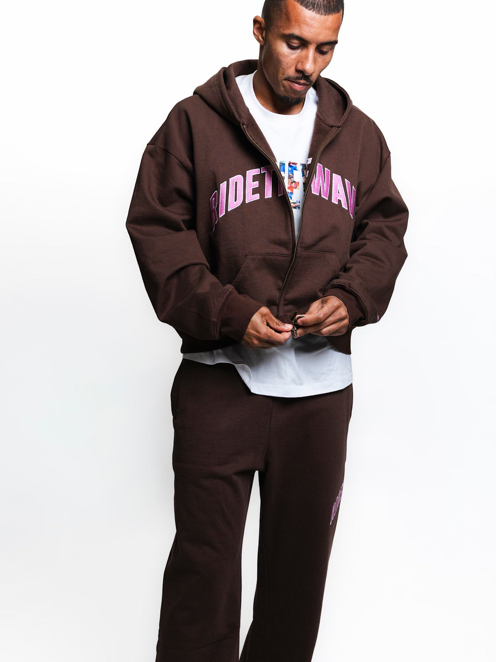 RIDETHEWAVE Zip Hoodie