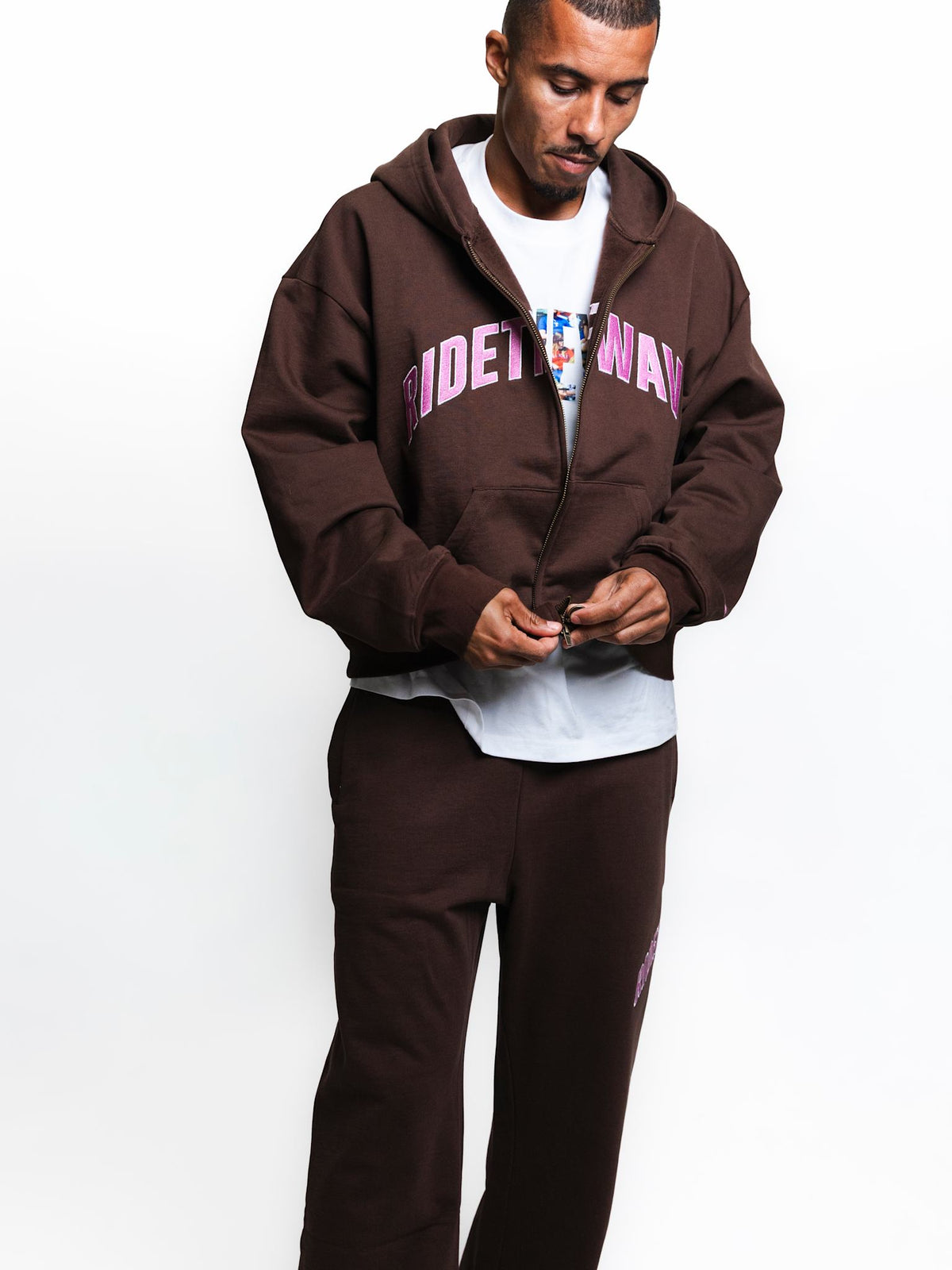 RIDETHEWAVE Zip Hoodie