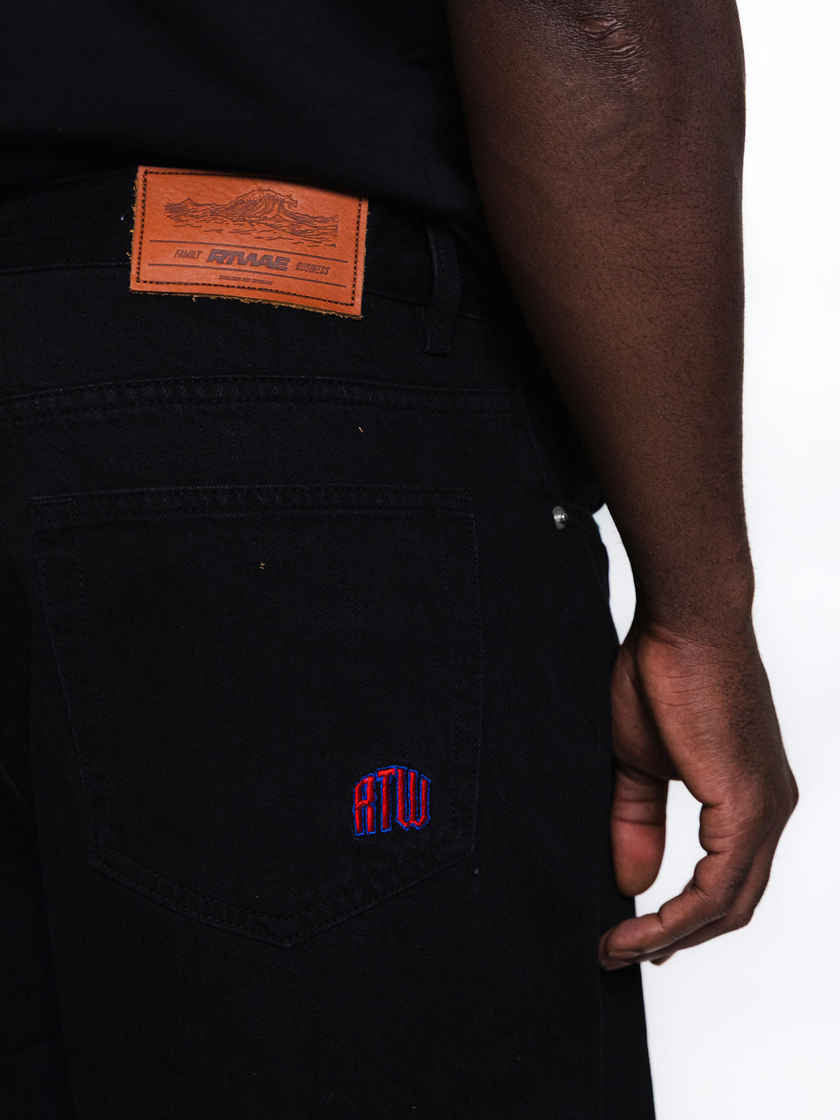 RTW Black Denim Shorts